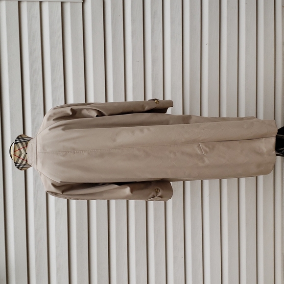 BURBERRY NOVA CHECK LINED REMOVABLE WOOL LINER CAR COAT TRENCH COAT - Picture 4 of 14